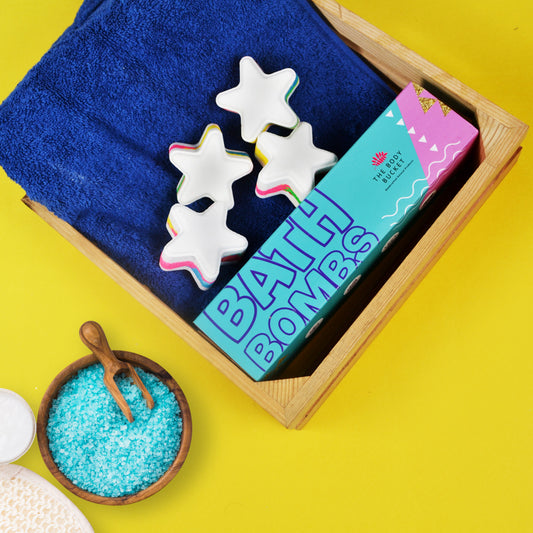 Rainbow Star shape Bath Bomb - (50 Grams Each)