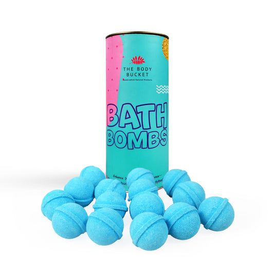 Pastel blue aqua mini bath bombs pack of 10 (10grams each)