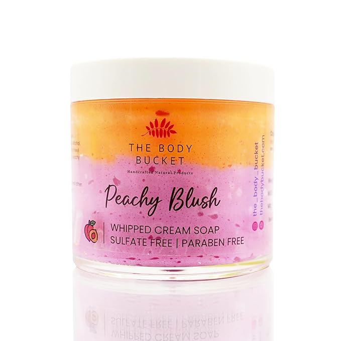 Peachy Blush Whipped Cream Soap – 100 gm