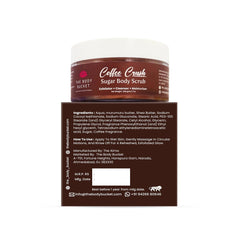 The Body Bucket Sugar Body Scrub  3-in-1 Exfoliator, Cleanser, Moisturizer | Sulfate & Paraben Free(Coffee)