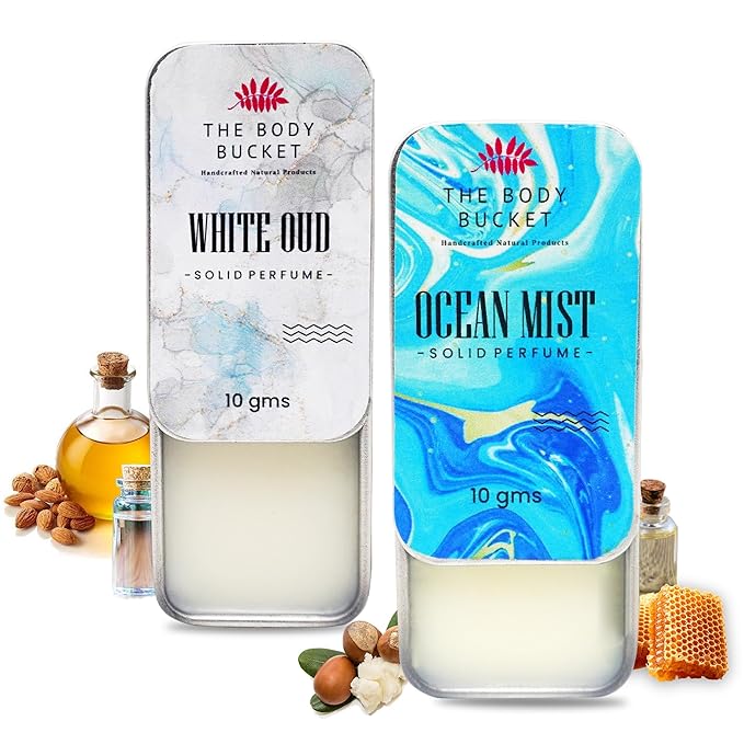 Combo of Ocean Mist & White Oud Solid Perfume- 10 Gms each