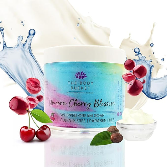 Unicorn Cherry Blossom Whipped Cream Soap – 100 gm