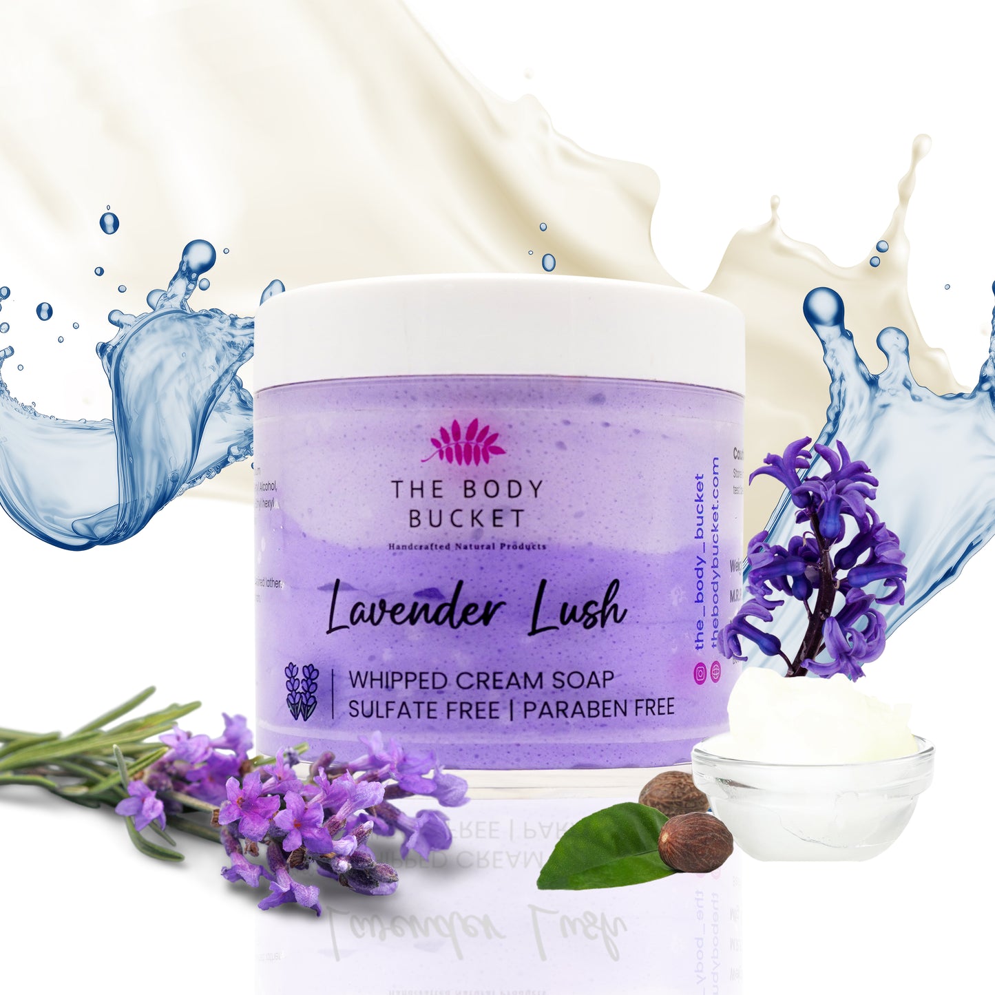 Lavender Lush Whipped Cream Soap – 100 gm