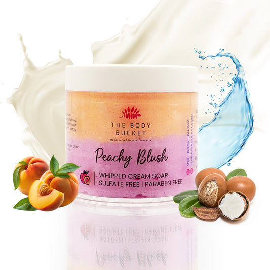 Peachy Blush Whipped Cream Soap – 100 gm