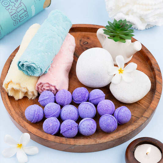 Lavender mini bath bombs pack of 10 (10grams each)